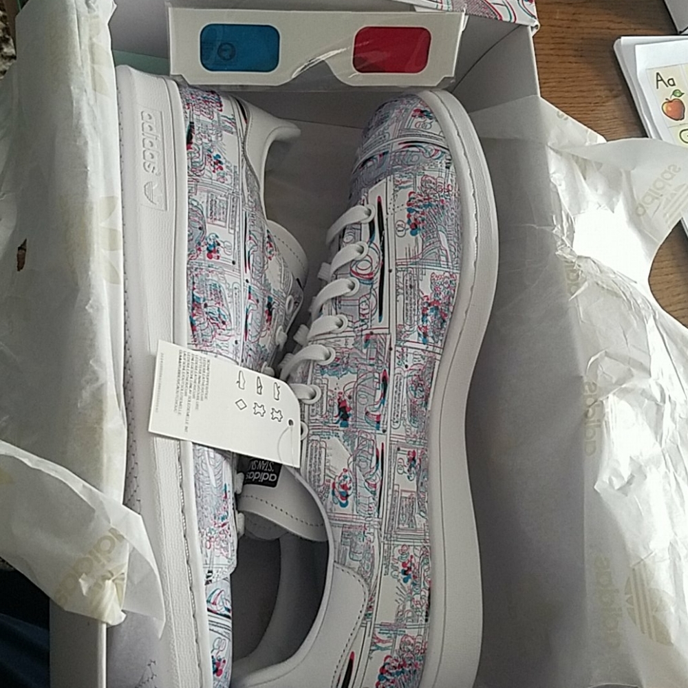 New adidas Stan Smith mickey mouse 3d sneakers